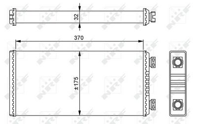 Heat Exchanger, interior heating 54257