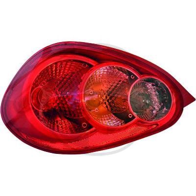Задний фонарь DIEDERICHS 6600091 для TOYOTA AYGO