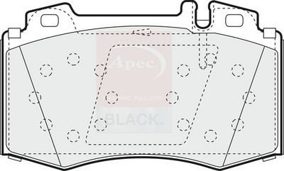 APEC Brake Pad Set, disc brake PAD1153B