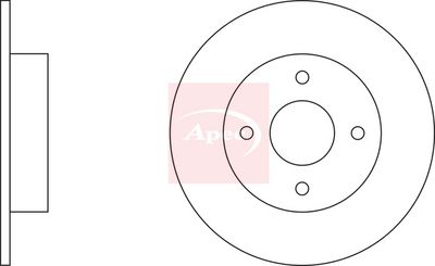 APEC Brake Disc DSK2162