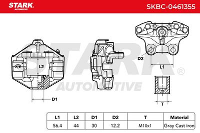 спирачен апарат STARK SKBC-0461355