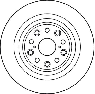 BREMSSCHEIBE TRW DF6038S 1