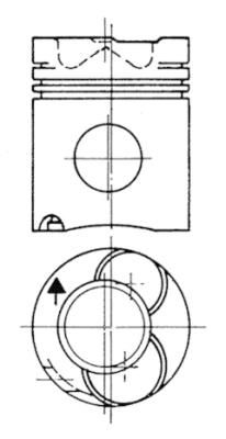 Zuiger - 90738700 - KOLBENSCHMIDT