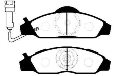 Kavo Parts Комплект тормозных колодок, дисковый тормоз