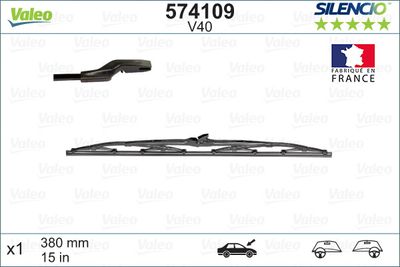 Balai d'essuie-glace VALEO — 380mm