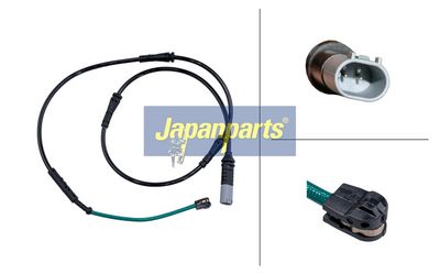 JAPANPARTS Įspėjimo kontaktas, stabdžių trinkelių susidėvėjimas