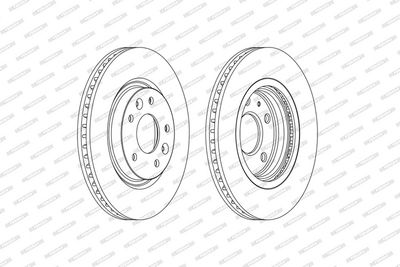 BREMSSCHEIBE FERODO DDF2466C 1