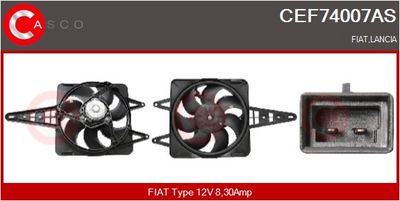 MOTOR ELECTRIC VENTILATOR CASCO CEF74007AS