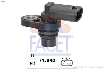 Czujnik, pozycja wałka rozrządu FACET 9.0860