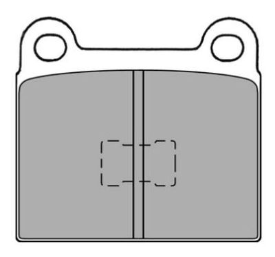 Комплект тормозных колодок, дисковый тормоз FREMAX FBP-0248 для AUDI 50