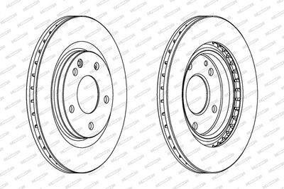 BREMSSCHEIBE FERODO DDF1173 1