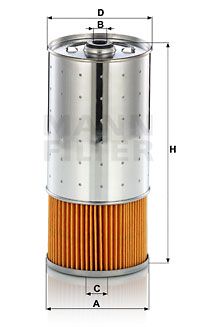 Масляный фильтр MANN-FILTER PF 1055/1 n для MERCEDES-BENZ MB