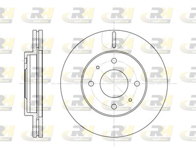 ROADHOUSE 6391.10 Тормозные диски для MITSUBISHI TREDIA