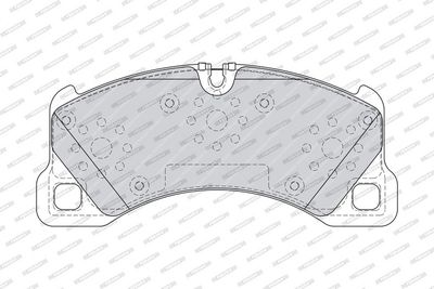 BREMSBELAGSATZ SCHEIBENBREMSE FERODO FDB4064 1