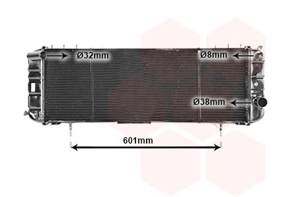 VAN WEZEL 21002016 Радиатор охлаждения двигателя  для JEEP GRAND CHEROKEE (Джип Гранд чероkее)