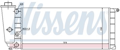 RADIATOR RACIRE MOTOR NISSENS 61837 4