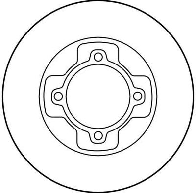 BREMSSCHEIBE TRW DF1984 1