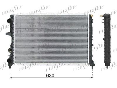 Радиатор, охлаждение двигателя FRIGAIR 0104.3102 для FIAT FIORINO