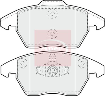 APEC Brake Pad Set, disc brake PAD1398