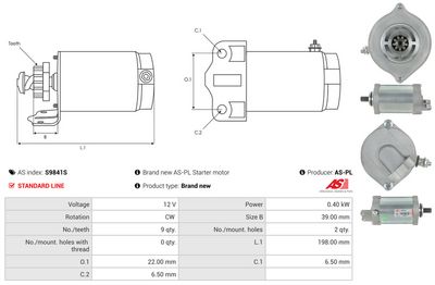 STARTER AS-PL S9841S 4