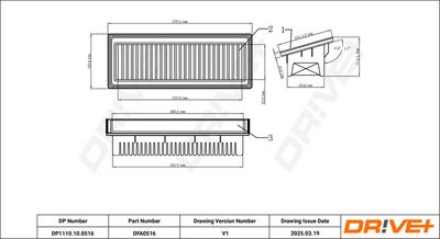 LUFTFILTER DR!VE+ DP1110100516 1