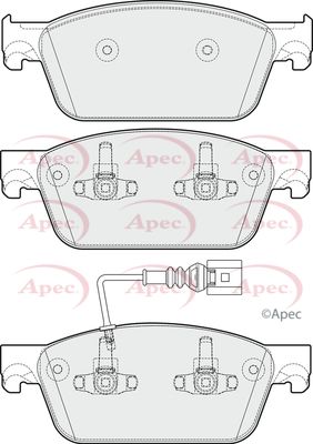 Brake Pad Set APEC PAD1782