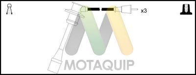 Комплект проводов зажигания MOTAQUIP LDRL1864 для MITSUBISHI FTO