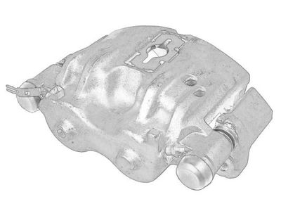 Schijfremklauw Achter Rechts BREMBO, diameter zuiger 44mm