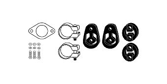 SET MONTARE SISTEM DE ESAPAMENT HJS 82156490