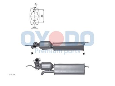 Katalizator OYODO 4514901381