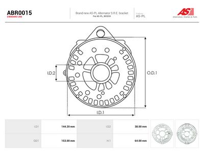 AS-PL - Ochranná krytka alternátora MAN, VW , ABR0015