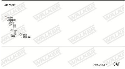 SISTEM DE ESAPAMENT WALKER ARK013957