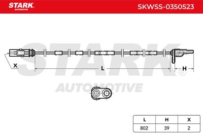 датчик, обороти на колелото STARK SKWSS-0350523