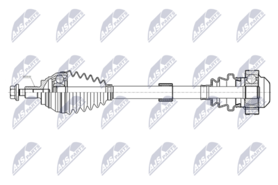 полуоска NTY NPW-WW-272