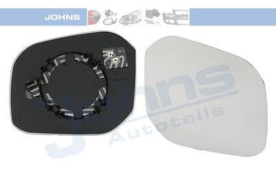 Sklo do zrcátka, vnější zrcátko JOHNS 95 63 38-81