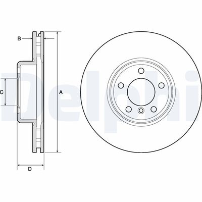 DISC FRANA DELPHI BG9157C