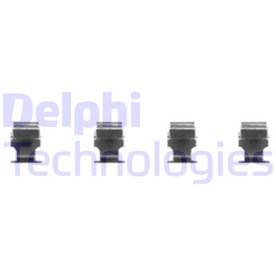 Комплектующие, колодки дискового тормоза DELPHI LX0468 для MITSUBISHI ASX