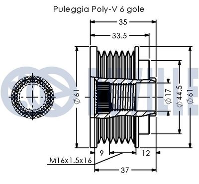 SISTEM ROATA LIBERA GENERATOR RUVILLE 542555 1