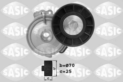 SASIC 1620015 Натяжитель ремня генератора  для SUZUKI GRAND VITARA (Сузуки Гранд витара)