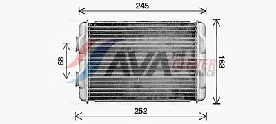 SCHIMBăTOR DE CăLDURă îNCăLZIRE HABITACLU