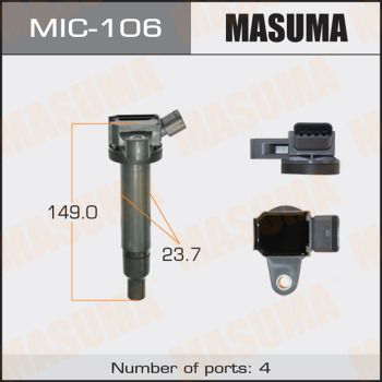 Катушка зажигания MASUMA MIC-106 для TOYOTA CRESTA