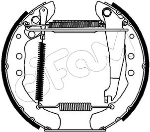 Комплект тормозных колодок CIFAM 151-129 для VW CADDY