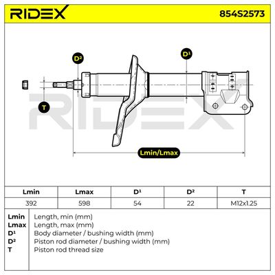 амортисьор RIDEX