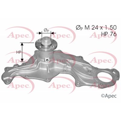 Water Pump, engine cooling APEC AWP1180