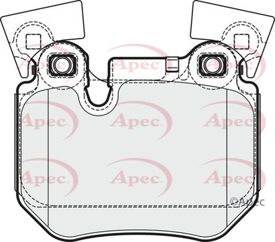 Brake Pad Set APEC PAD1682