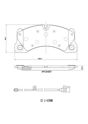 SET PLACUTE FRANA FRANA DISC