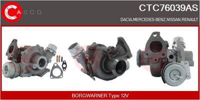 COMPRESOR SISTEM DE SUPRAALIMENTARE CASCO CTC76039AS