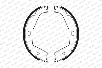 BREMSBACKENSATZ FESTSTELLBREMSE FERODO FSB292 1