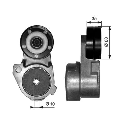 Koelsysteem rubberen slang Top (38mm/38mm)