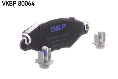 Комплект тормозных колодок, дисковый тормоз SKF VKBP 80064 для PEUGEOT 206+